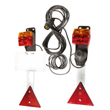 Lighting kit for agricultural and forestry trailers