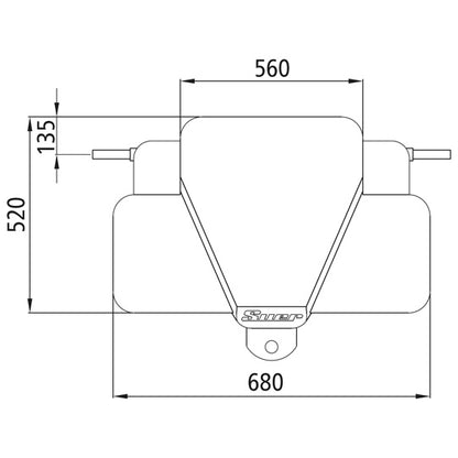 SBK400 Reinf.ced concrete weight, Cat. II, subl. Cat. I., black