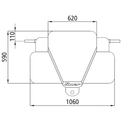 SB700 Reinf.ced concrete weight, Cat. II, red