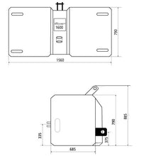 SB1600 Reinf.ced concrete weight, Cat. II, green