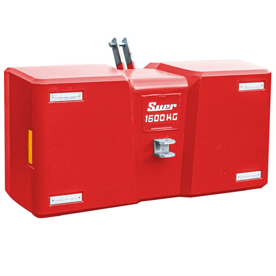 SB1600 Reinf.ced concrete weight, Cat. II, red