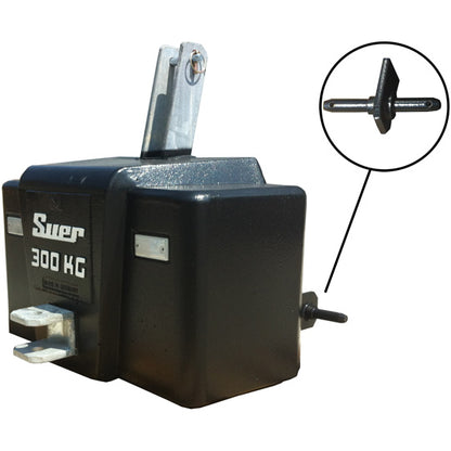 SBKK300 Reinf.ced concrete weight. Cat. 0/I Municipal, black