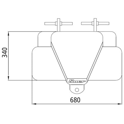 SBKK300 Reinf.ced concrete weight. Cat. 0/I Municipal, black