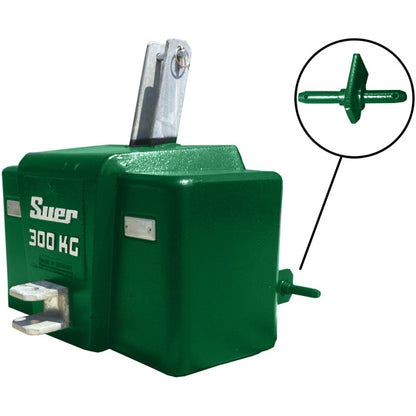 SBKK300 Reinf.ced concrete weight. Cat. 0/I Municipal, green