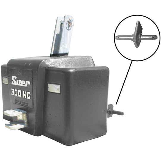 SBKK300 Reinf.ced concrete weight. Cat. 0/I Municipal, grey