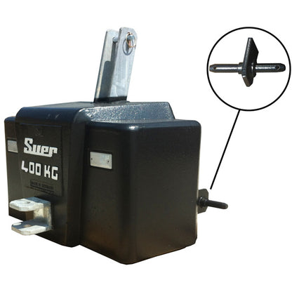 SBKK400 Reinf.ced concrete weight. Cat. 0/I Municipal, black