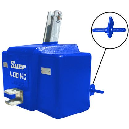 SBKK400 Reinf.ced concrete weight. Cat. 0/I Municipal, blue