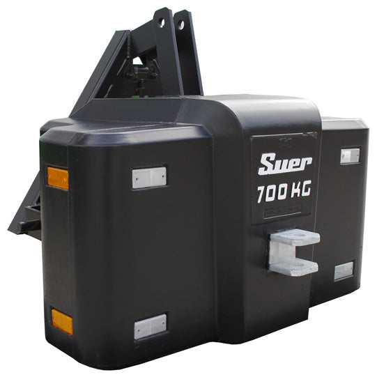 SBD700 Reinf.ced concrete weight, triangle Cat. I/II/III, black