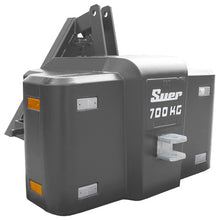 SBD700 Reinf.ced concrete weight, triangle cat. I/II/III, grey