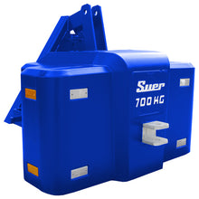 SBD700 Reinf.ced concrete weight, triangle Cat. I/II/III, blue