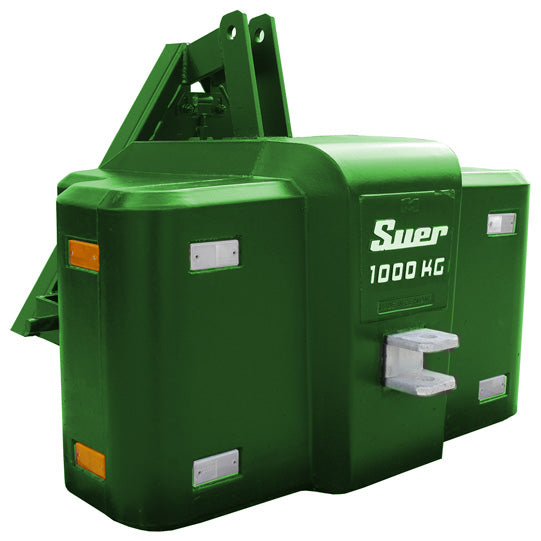 SBD1000 Reinf.ced concrete weight, triangle cat. I/II/III, gree