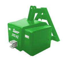 SBD300K Reinf.ced concrete weight, communal triangle, green