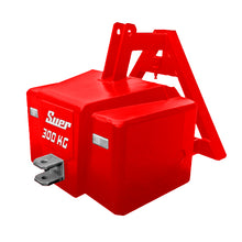 SBD300K Reinf.ced concrete weight, communal triangle, red