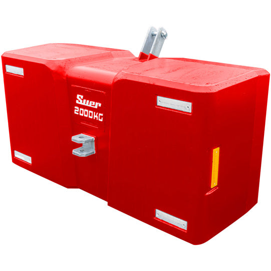 SM2000 heavy concrete weight cat. II, red