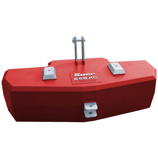 SBB650 Reinf.ced concrete weight - basic, cat. II, red
