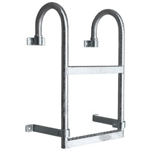 Access ladder with 2 rungs, height 580 mm