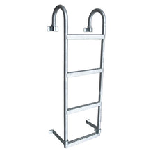 Access ladder with 4 rungs, height 980 mm