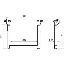 Ytterligare åtkomst gångjärnsförsedd och galvaniserad