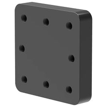 Weld-on plate 8-hole 210 x 210 x 40 mm M20