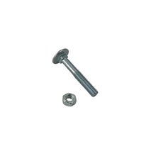 Truss-head bolt, galvanized, M8 x 20, hexagon nut