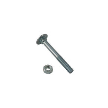 Truss-head bolt, DIN 603, galvanized, M12 x 40, hexagon nut