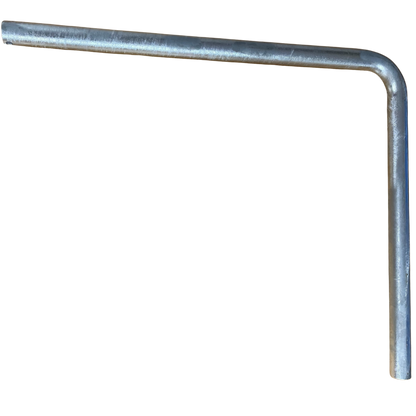 Sivusuojan kannakeputki 90° 700/830 mm, KZN