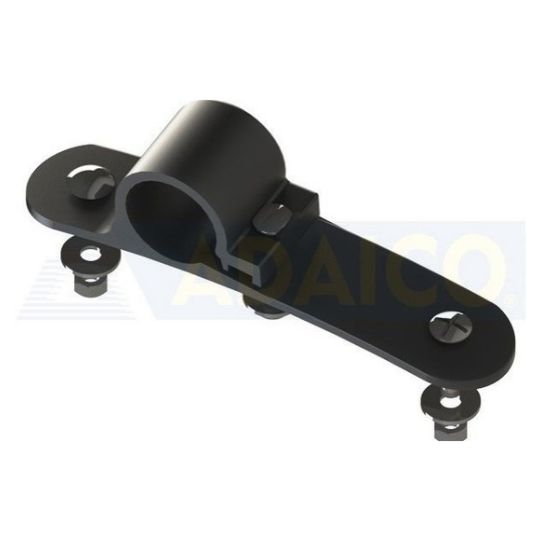 Mudguard support clamp Ø42 nylon black fix