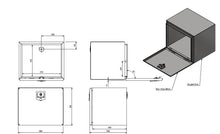 Tool box 600x500x500 ALU/SS
