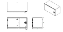 Tool box 1200x600x600 SS side open