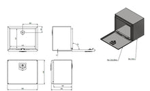 Tool box 500x400x350 SS
